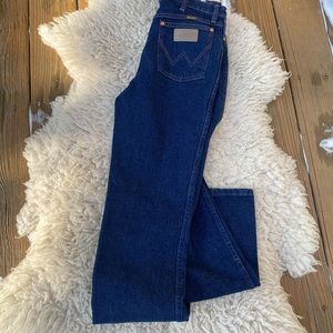 Old school Wrangler Blue Jeans
